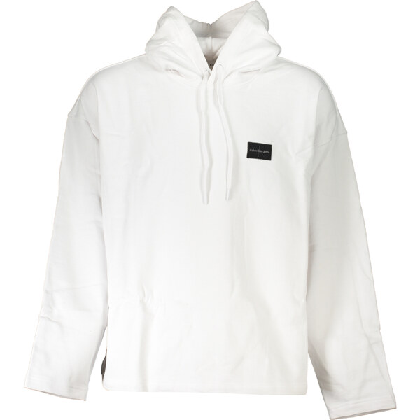 Biela mikina Calvin Klein bez zipsu 64704027