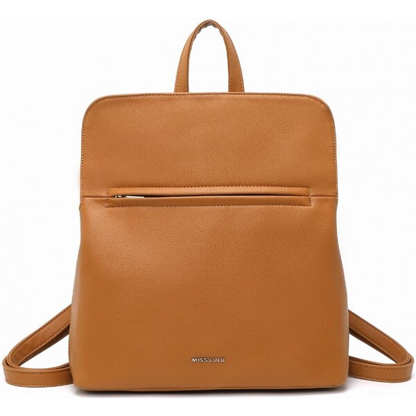 Miss Lulu Ruksak - minimalistický, do mesta, hnedý 54533357
