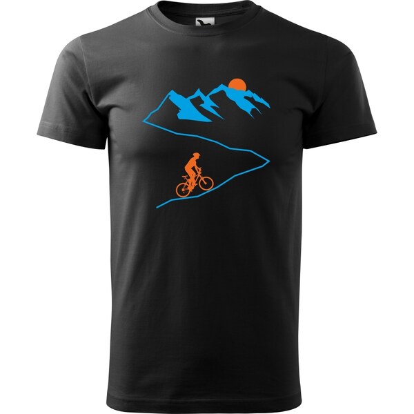 Handel Tričko - Cyklista a hory 62665306
