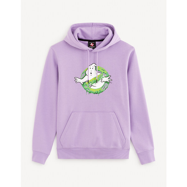 Svetlo fialová pánska mikina Celio Ghostbusters 50578826