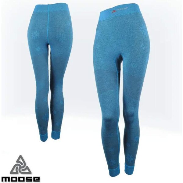 BASE MERINO PANTS WOMEN teplá športová termobielizeň Moose Modrá XS / 49879925