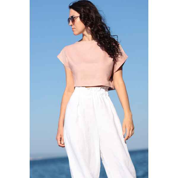 Autorské triko Lotika zo 100% lanu 59815898