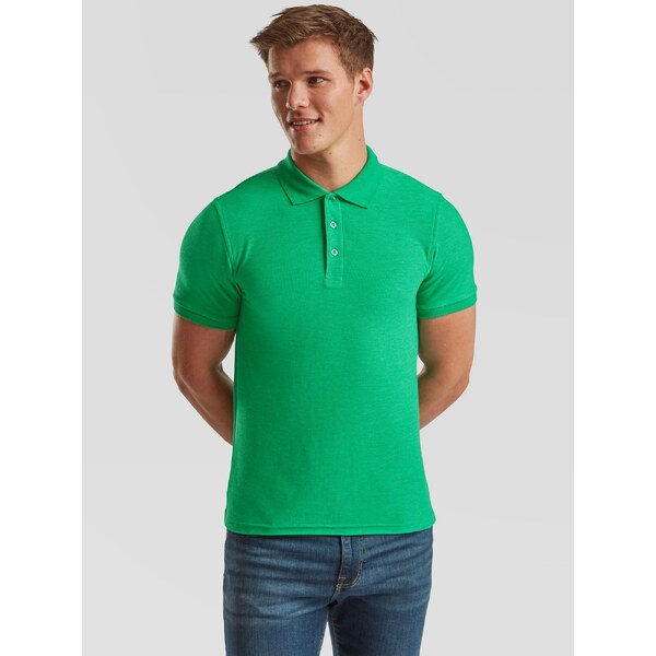 Fruit of the Loom Iconic Polo Friut of the Loom Mens Green T-shirt 50558933