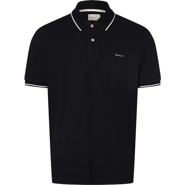 GANT Tričko Rugger čierna / biela 50087089