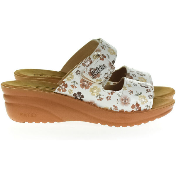 JOHN-C Dámske kvietkované klinové šľapky HAILEY 49915137