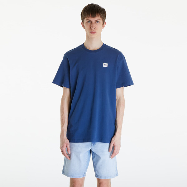 Tričko Lee Ww Tee Drama Blue M 49920714