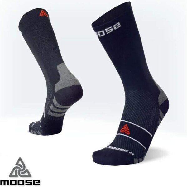 GRAVEL speciální cyklistické ponožky do terénu Moose Čierna XS 1 pár 49925011