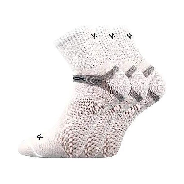REXON športové klasické ponožky VoXX Biela 35-38 3 páry 49925012
