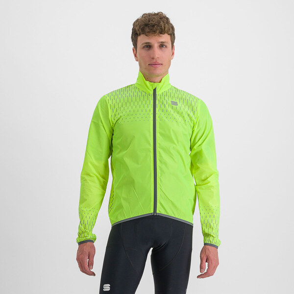 Sportful Reflex cyklistická bunda, žltá fluo 58444418
