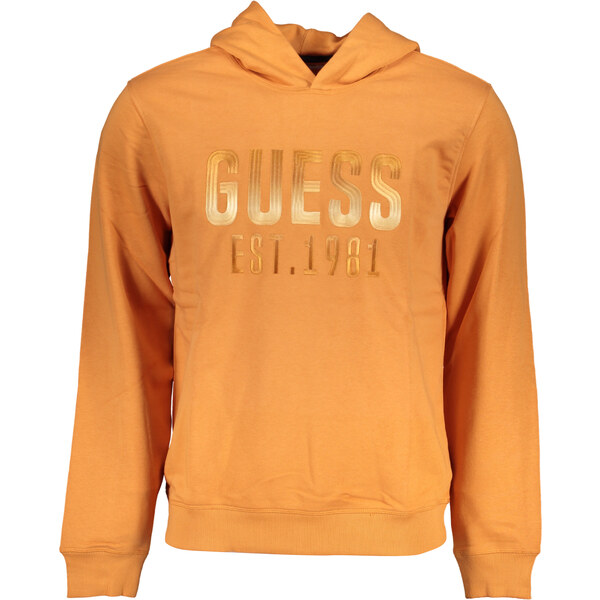 GUESS JEANS Pánska oranžová mikina GUESS 64707031