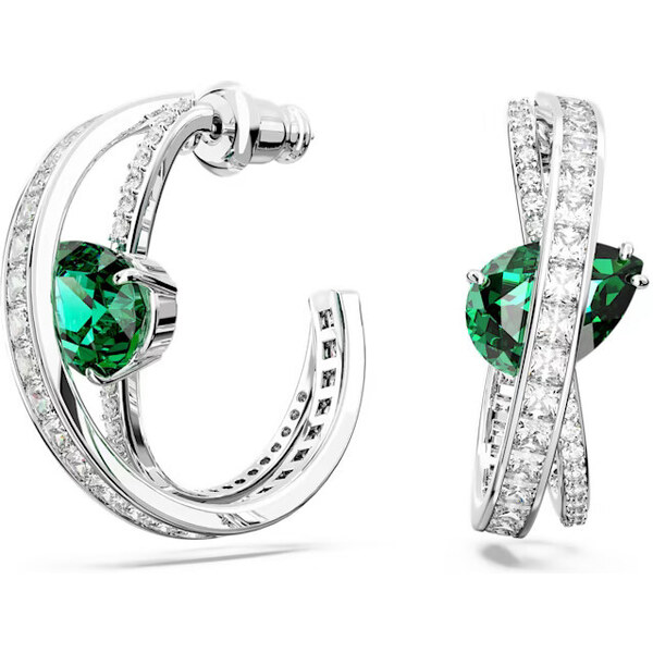 Swarovski Pôvabné kruhové náušnice s kryštálmi Hyperbola 5665334 66586882