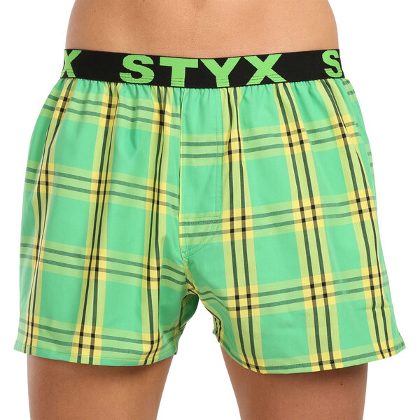 5PACK pánske trenky Styx športová guma viacfarebné (5B0888001) 60195023