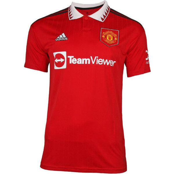 Pánske polo tričko Manchester United H Jsy M H13881 červené - Adidas 49947496