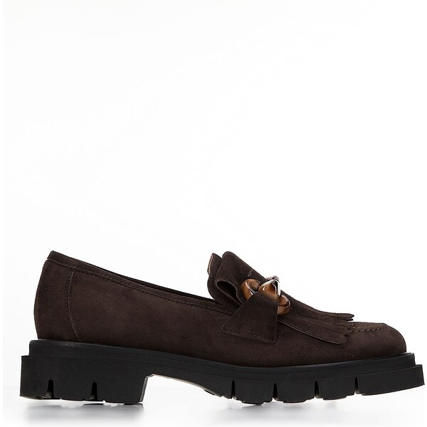 Wittchen Dámske semišové mokasíny so strapcami a prackou 98-D-104-4 67019906