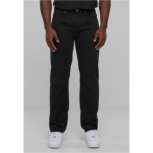 Urban Classics Mens Organic Skater Chino Pants - Black 50656942