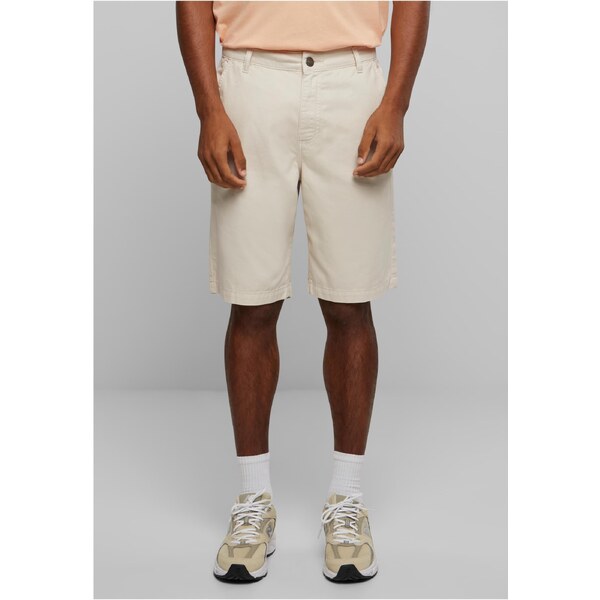 Urban Classics Mens Organic Skater Chino Shorts - Beige 50677216