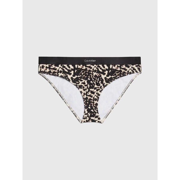 Dámske plavkové nohavičky KW0KW02490 0GM Leopard - Calvin Klein 49984082