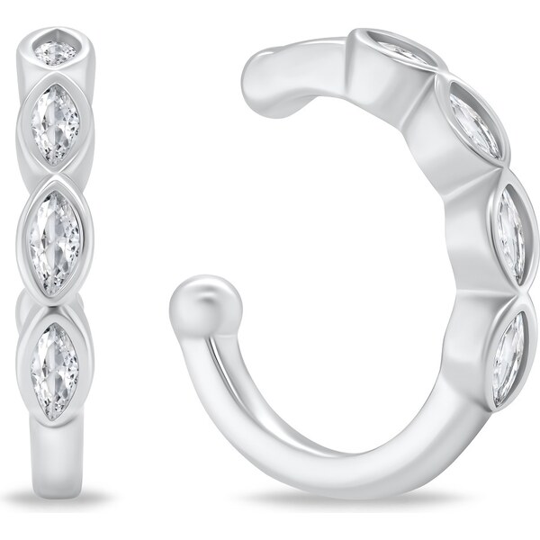 Brilio Silver Elegantné strieborné záušnice so zirkónmi EA782W 66614626