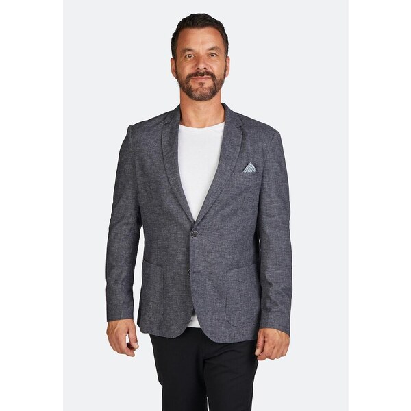 Pánske modré ľanové sako CALAMAR 50017781