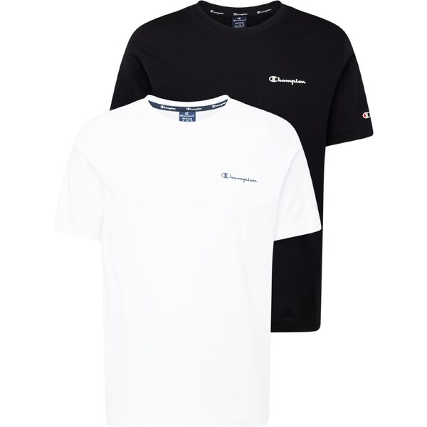 Champion Authentic Athletic Apparel Tričko čierna / biela 52702114