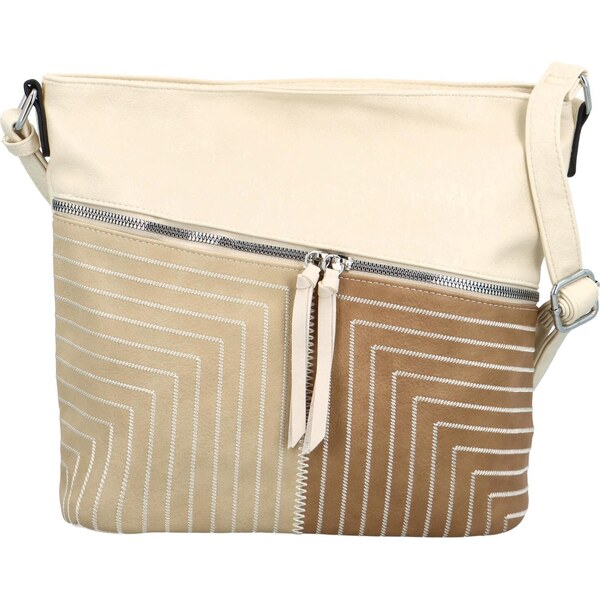 Dámska crossbody kabelka béžová - Firenze Bonnieta béžová 50039855