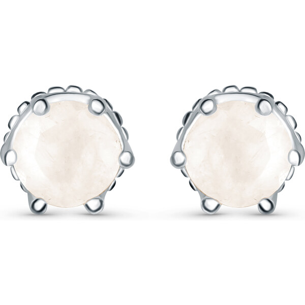 Olivie Strieborné náušnice MESAČNÝ KAMEŇ 7761 45580800