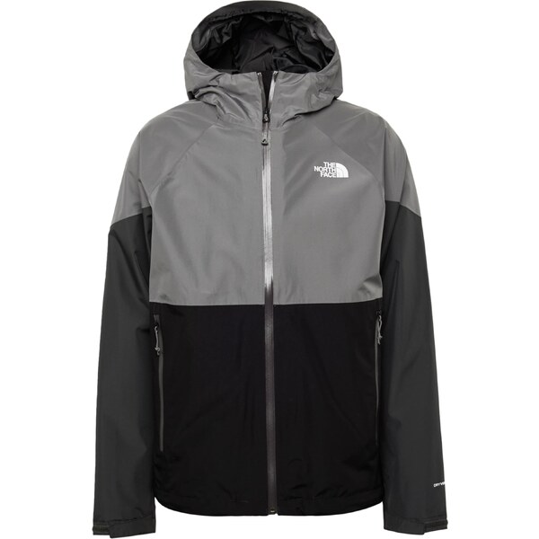 THE NORTH FACE Outdoorová bunda Lightning sivá / čierna 62890497