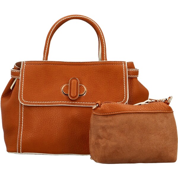 Dámska kabelka do ruky hnedá - Potri Daitona hnedá 66982395