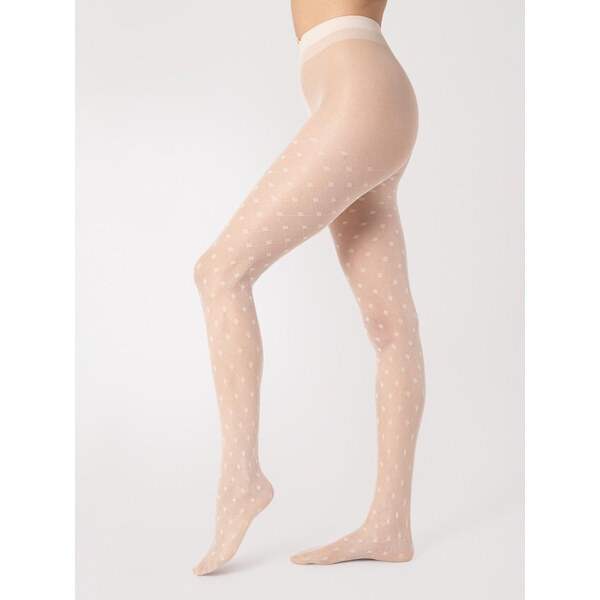 Vzorované pančuchové nohavice Fiore G 6104 Hailey 15 den 53443349