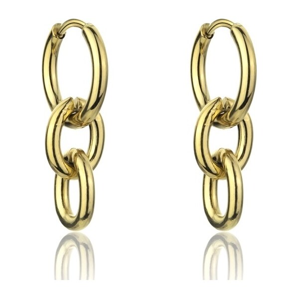 Emily Westwood Nadčasové pozlátené náušnice kruhy Michelle EWE23155G 66588666