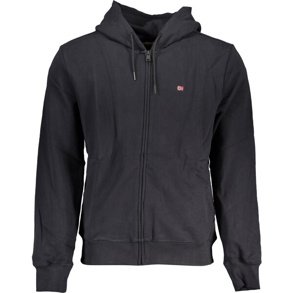Pánska čierna mikina na zips Napapijri 64709077