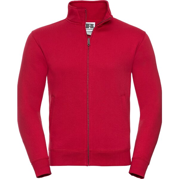 RUSSELL Mens Zip Up Sweatshirt - Authentic R267M 80% Plain Ring-Spun 50594213