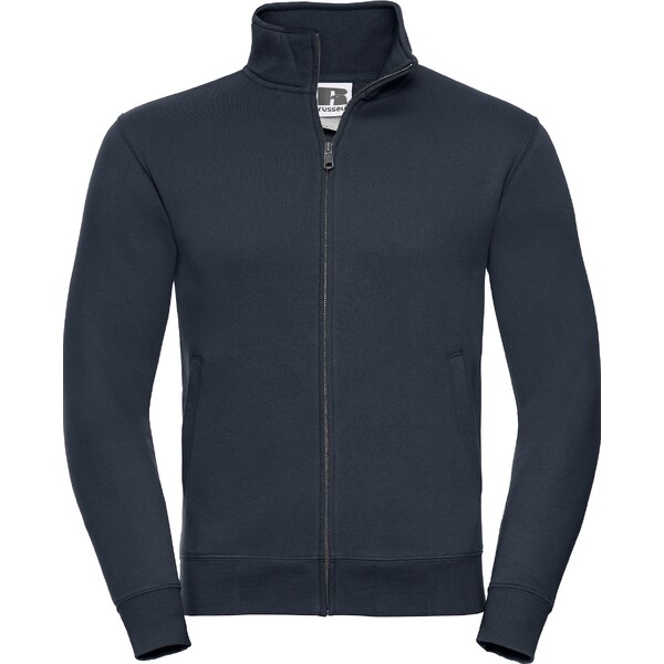 RUSSELL Mens Zip Up Sweatshirt - Authentic R267M 80% Plain Ring-Spun 50594118