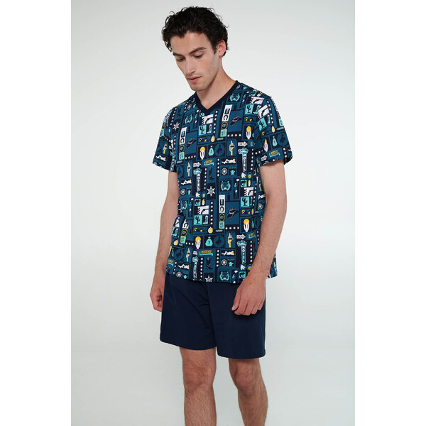Vamp - Pyžamo s krátkymi rukávmi 20652 - Vamp 50064734
