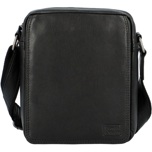 Pánska kožená taška čierna - SendiDesign Merlim A čierna 56864820