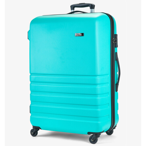 Cestovní kufr ROCK TR-0169/3-L ABS - aqua 86 l 62193547