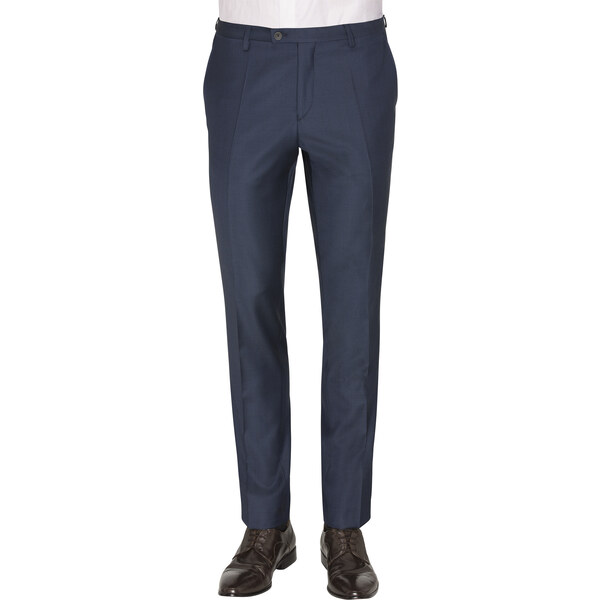 Club of Gents Pánske vlnené oblekové nohavice SAVILE ROW by CG slim 50072887