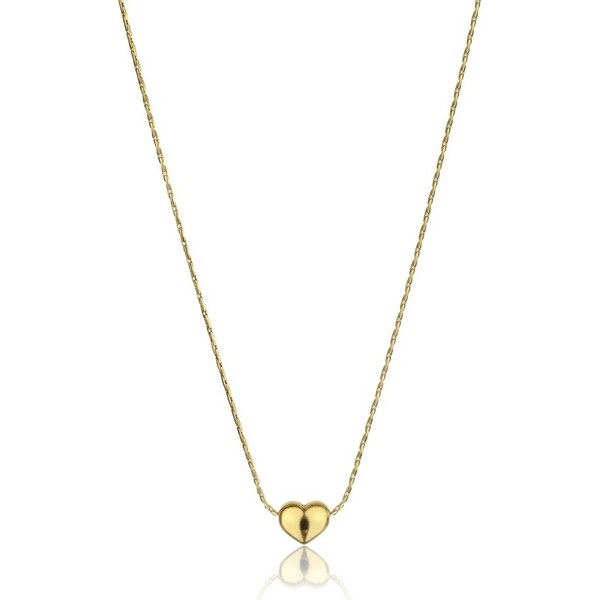 Emily Westwood Romantický pozlátený náhrdelník Srdce Lilah EWN23093G 66594908