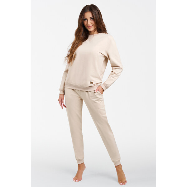 Italian Fashion Dámska tepláková súprava Panama béžová, Farba béžová 45989294