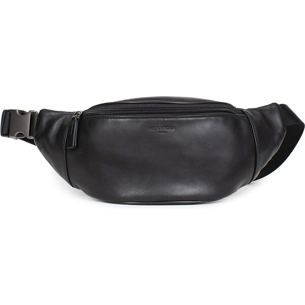 Hexagona Pánske kožené ľadvinka Hexagon Dumons - čierna 48227135