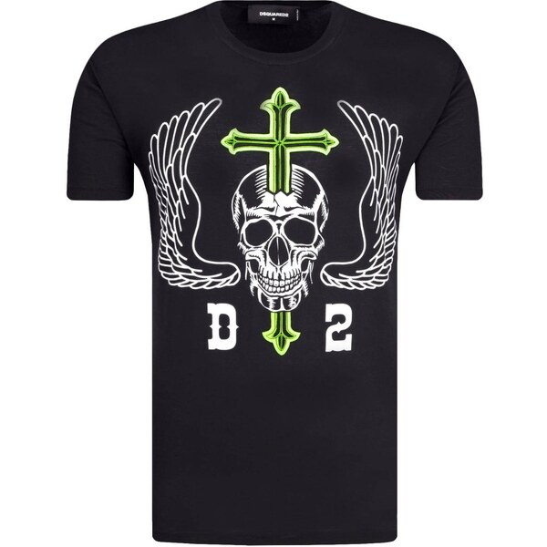 DSQUARED2 Skull Black tričko 50098630
