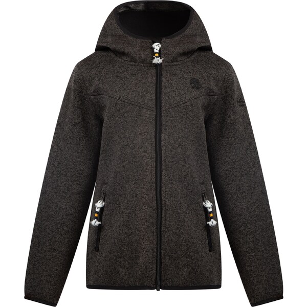 Schmuddelwedda Flisová bunda sivá melírovaná 54255411