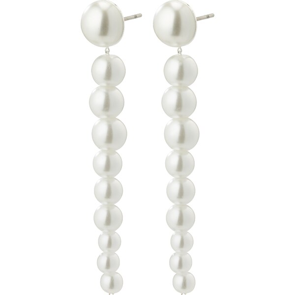 Pilgrim Náušnice Beat strieborná 54257160