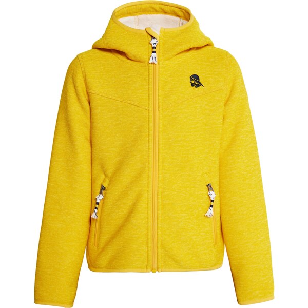 Schmuddelwedda Flisová bunda tmavožltá / čierna 54261907