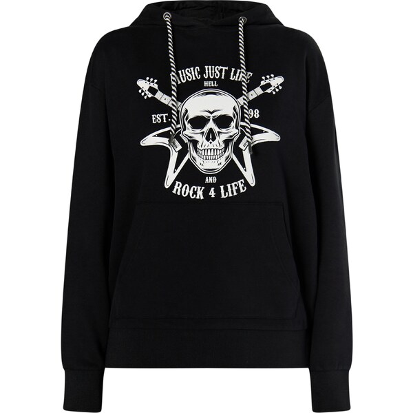 myMo ROCKS Mikina Blonda čierna / biela 54265538