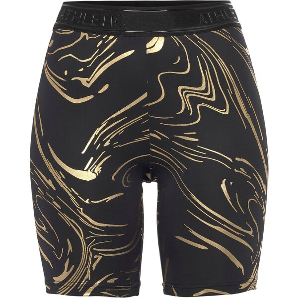 LASCANA ACTIVE Športové nohavice žltá melírovaná / čierna 56225419