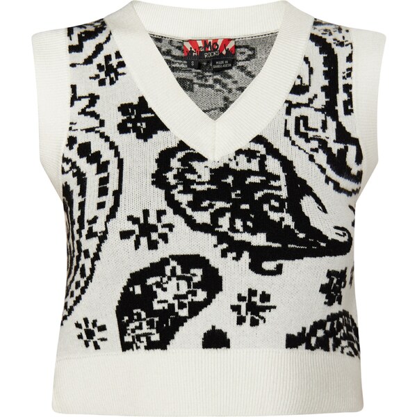 myMo ROCKS Sveter Ucy čierna / biela 54266962