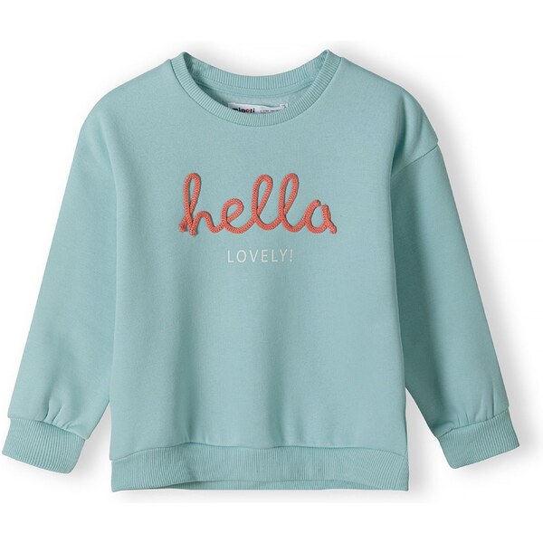 MINOTI Mikina mätová / oranžová / biela 54280662