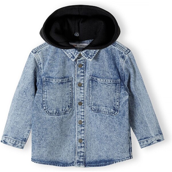 MINOTI Košeľa modrá denim / čierna 54280661