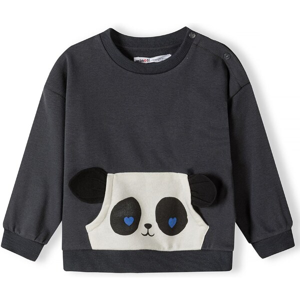 MINOTI Mikina modrá / tmavosivá / čierna / biela 54280753